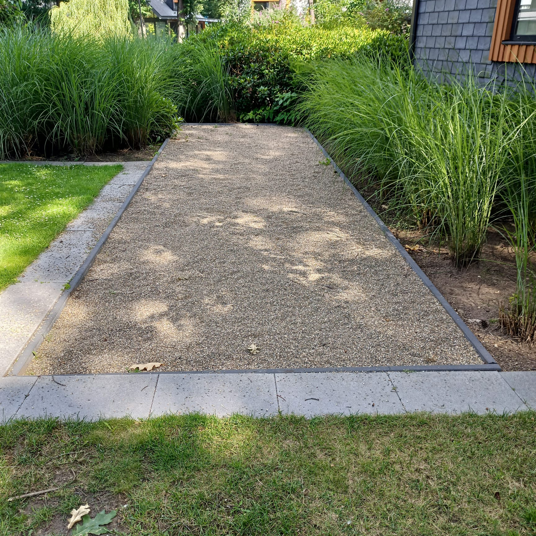 Jeu de Boules baan naast tuinhuisje (Toppark Lunteren)